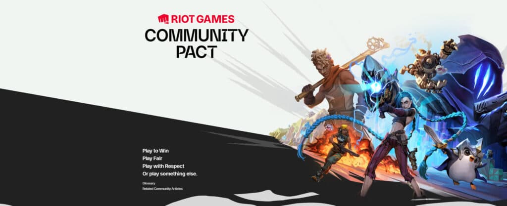Riot Games Community Pact (Image via Riot Games)