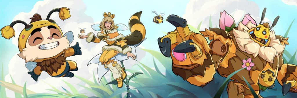 2xko bee skins (Image via Riot Games)
