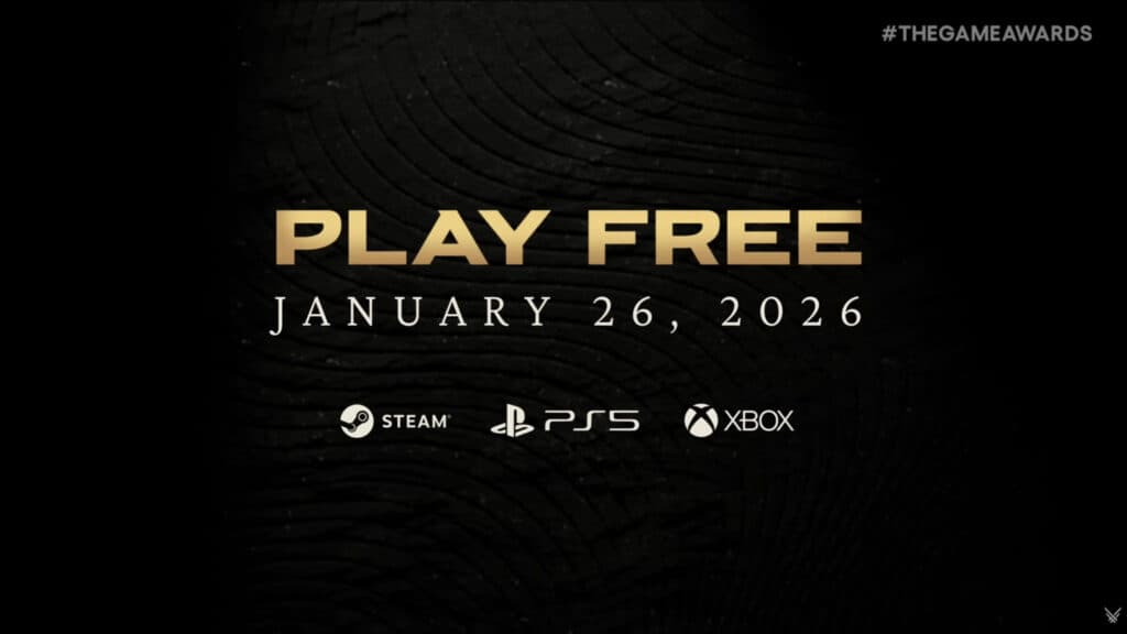 You can play Highguard for free (Image via The Game Awards)