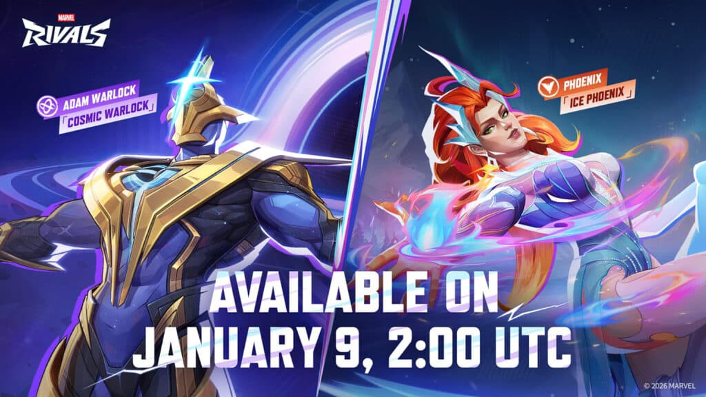 Adam Warlock's Cosmic Warlock skin in Marvel Rivals (Image via NetEase Games)