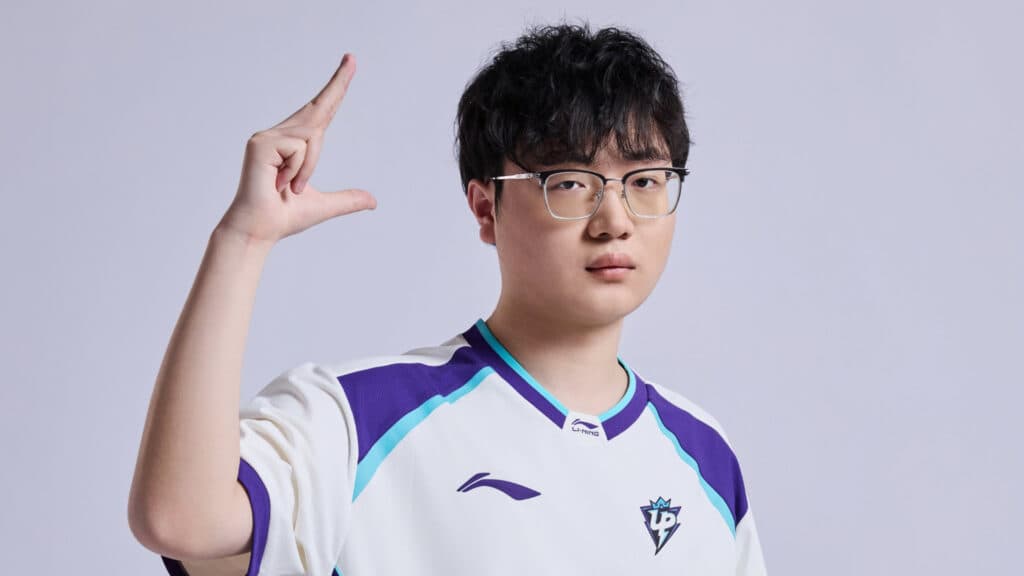 Liangchen is debuting in the LPL 2026, playing for Ultra Prime (Image via UP)