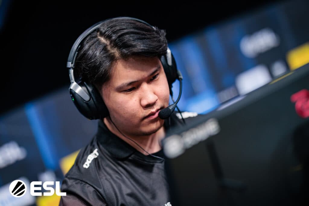 The MongolZ | Garidmagnai "bLitz" Byambasuren at IEM Kraków 2026 (Image via ESL)