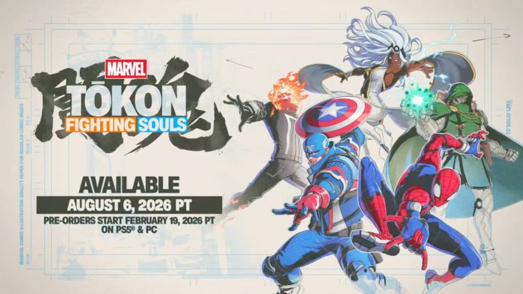 MARVEL Tōkon: Fighting Souls release date (Image via PlayStation)