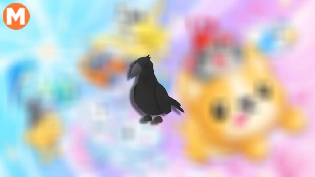 Mega Neon Crow (Image via Adopt Me!)