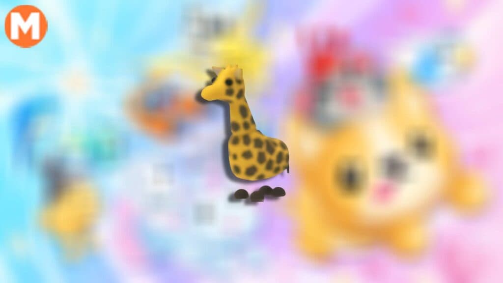 Mega Neon Giraffe (Image via Adopt Me!)
