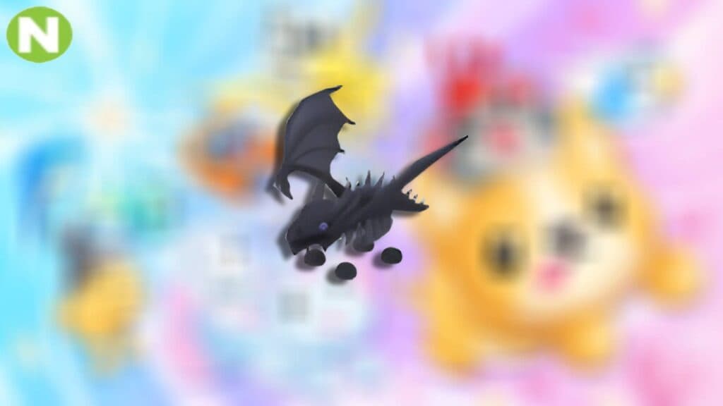 Neon Shadow Dragon (Image via Adopt Me!)