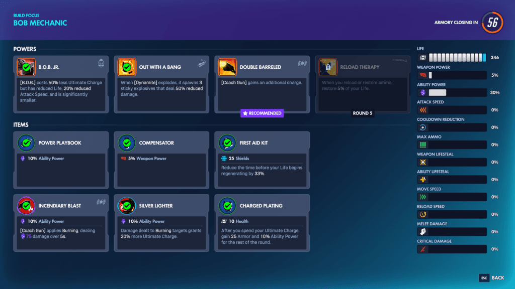 The hero builder feature in Overwatch Stadium (Image via Blizzard Entertainment)
