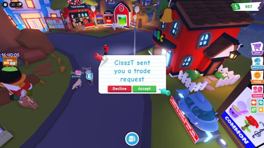 Every trade starts with a request (Screenshot via esports.gg)