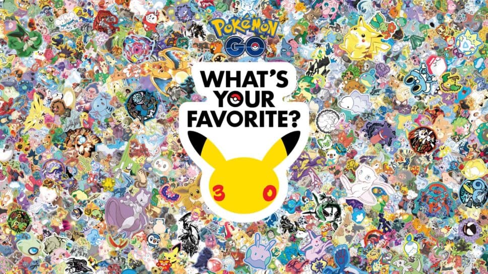 Pokémon GO introduces “What’s Your Favorite?” feature to celebrate the upcoming Pokémon 30th anniversary cover image