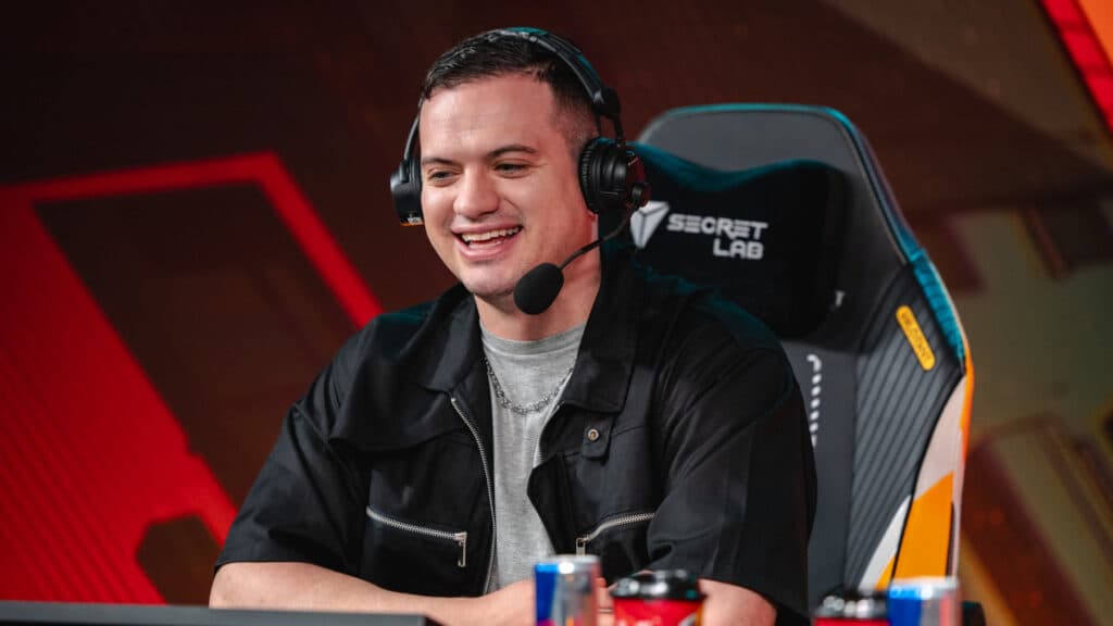 After three years as a pro player, babybay was a caster (Image by Adela Sznajder/Riot Games)
