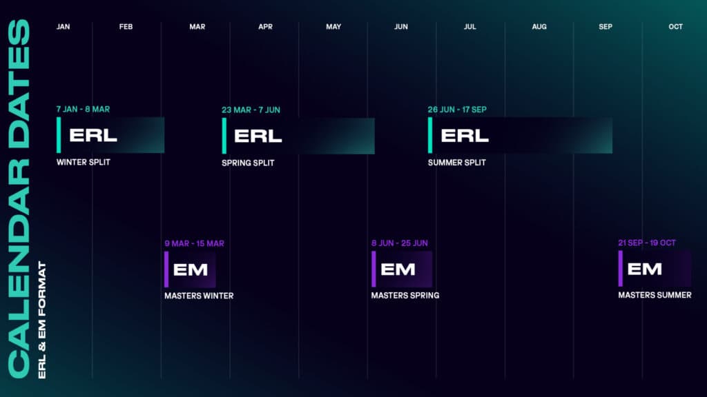 ERL Calendar (Image by Riot Games)