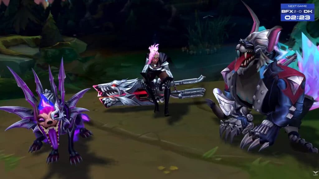 Warhounds Naafiri, Senna, and Warwick (Image by Riot Games)