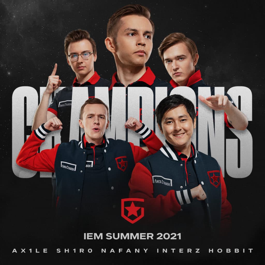 Gambit are fresh off a victory at IEM Summer 2021. Image Credit: <a href="https://twitter.com/GambitEsports/status/1404127285330984962" target="_blank" rel="noreferrer noopener nofollow">Gambit esports</a>.