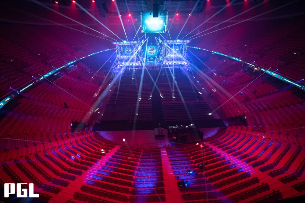 Palco do PGL Major Stockholm 2021. Foto: PGL Esports