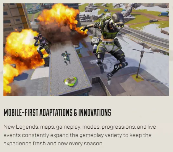 Apex Legends Mobile will terá novas lendas e mapas antes do jogo principal.