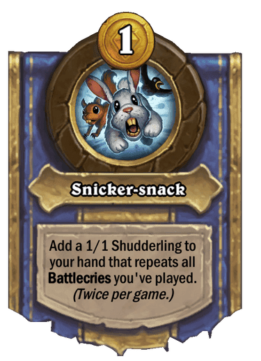 Shudderwock's Hero Power - Hearthstone Battlegrounds