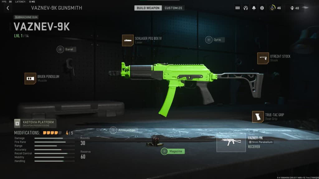 The best build for the Vaznev in MW2 multiplayer.