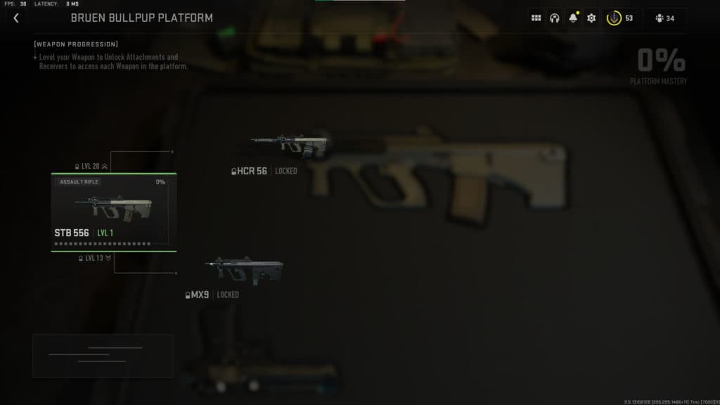 The Bruen Bullpup weapon platform in MW2.