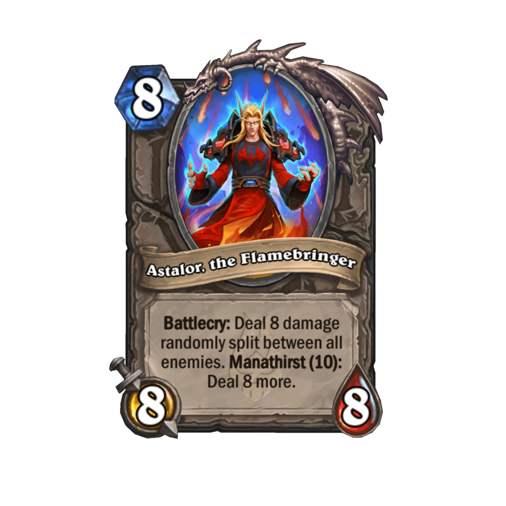 Astalor's final form, so is Denathrius really gone from Hearthstone?<br>Image via Blizzard