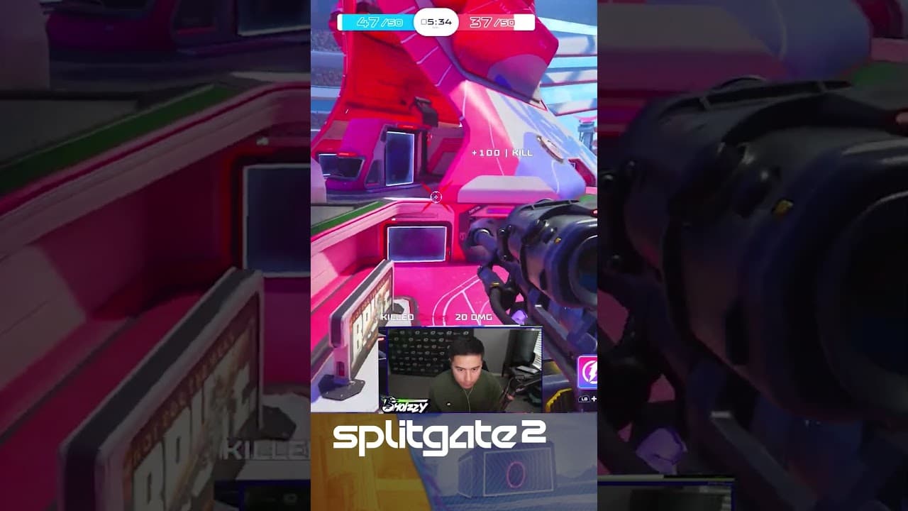 Shroud vs Shotzzy: Who wins? (Triple Kill - Splitgate 2)