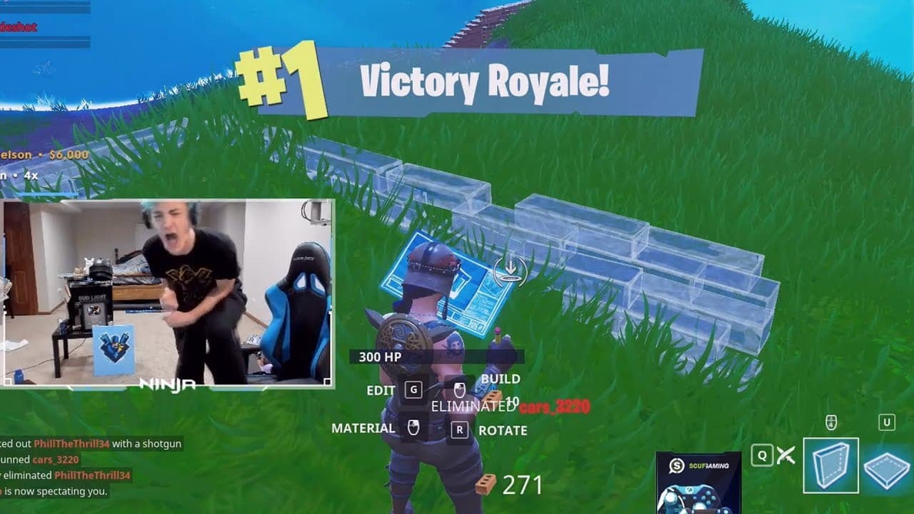 Ninja Fortnite Best Moments - Image via YouTube