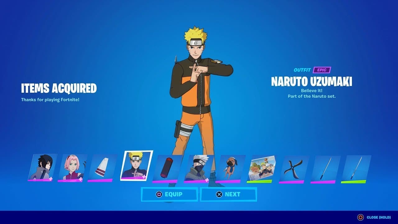 Naruto Fortnite