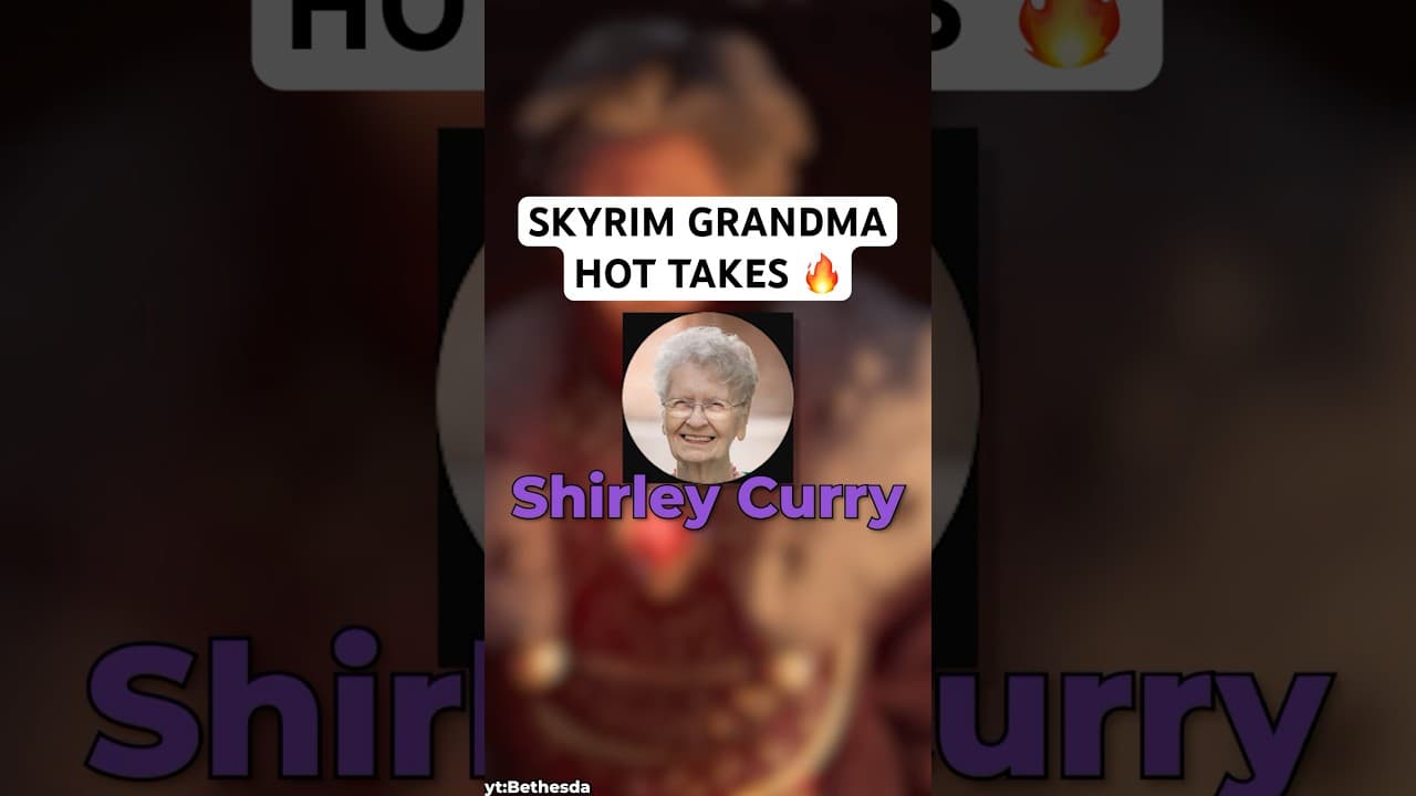 Skyrim Grandma dropping hot takes on Oblivion Remastered 💀