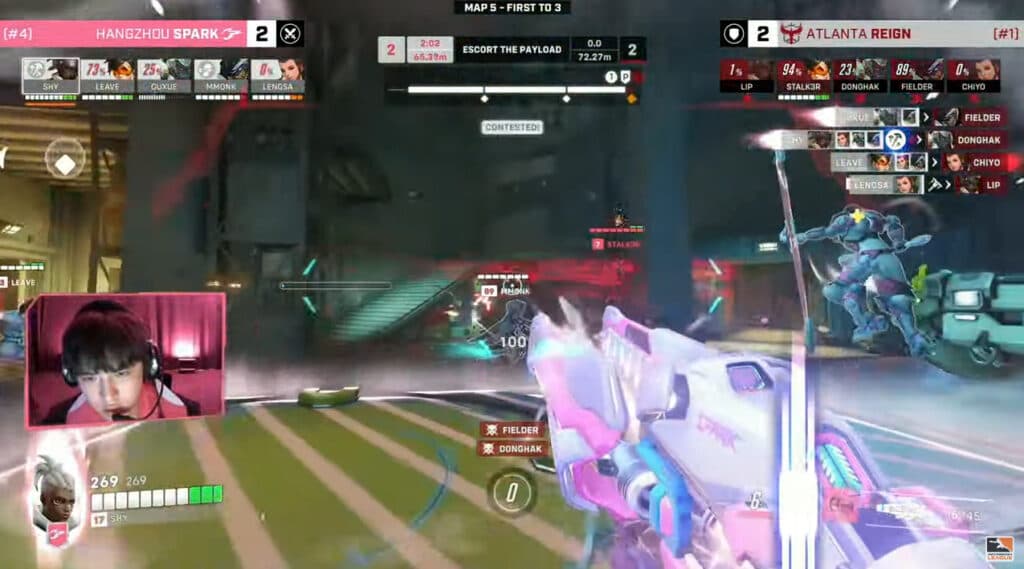 Shy playing as Sojourn (Image via Blizzard Entertainment)