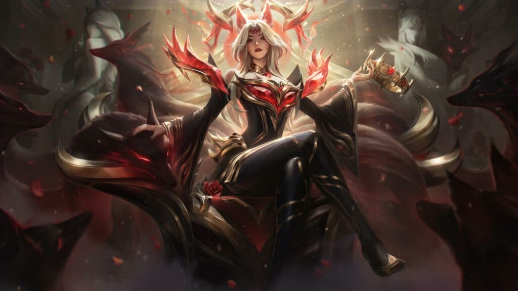 Immortalized Legend Ahri splash art (Image via Riot Games)