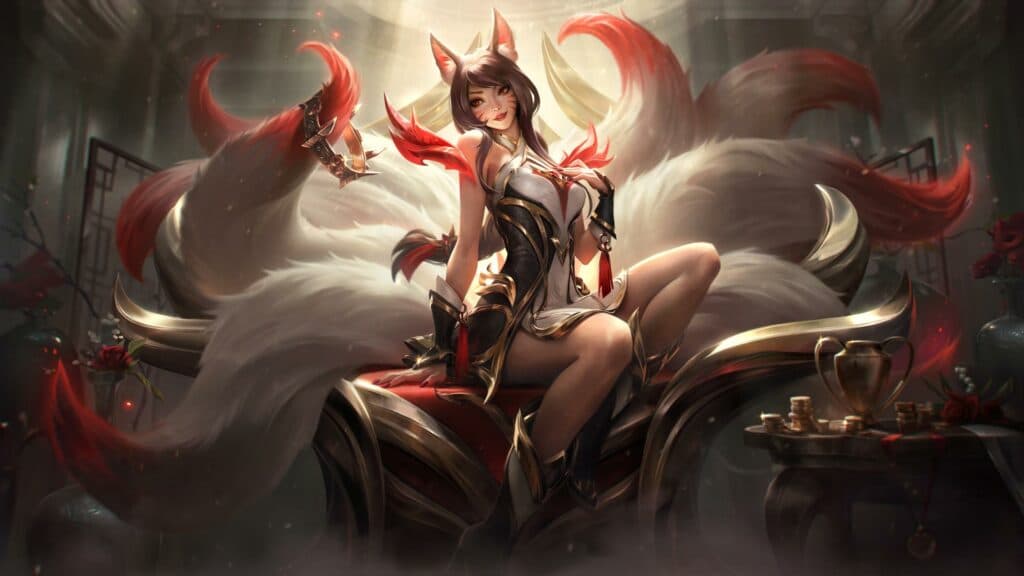 Risen Legend Ahri splash art (Image via Riot Games)