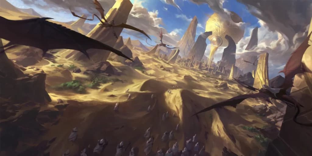 Shurima in the League of Legends lore (Image via Riot Games)