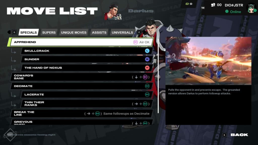 Darius' specials (Image via esports.gg)