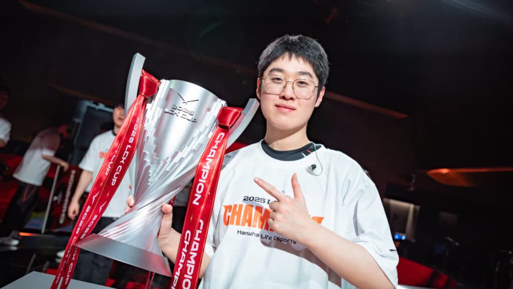 Zeus won The First Stand with Hanwha Life (Image by Riot Games)