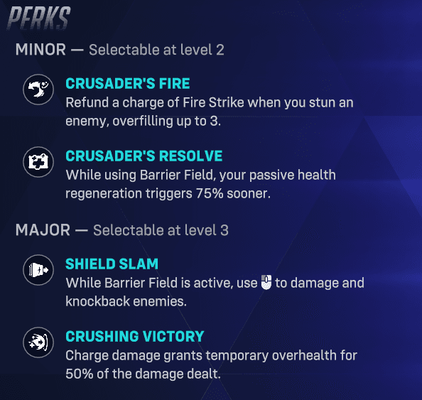 Reinhardt Hero Perk update Season 16 Overwatch 2 (Screenshot via esports.gg)