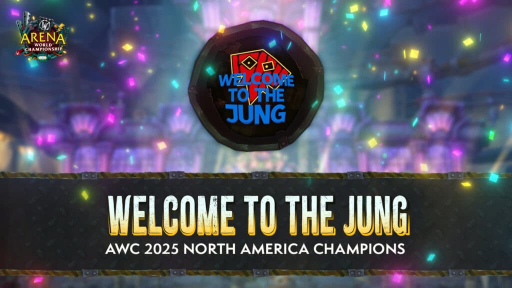 Welcome to the Jung won the NA WoW AWC 2025 Grand Finals (Image via Blizzard Entertainment)