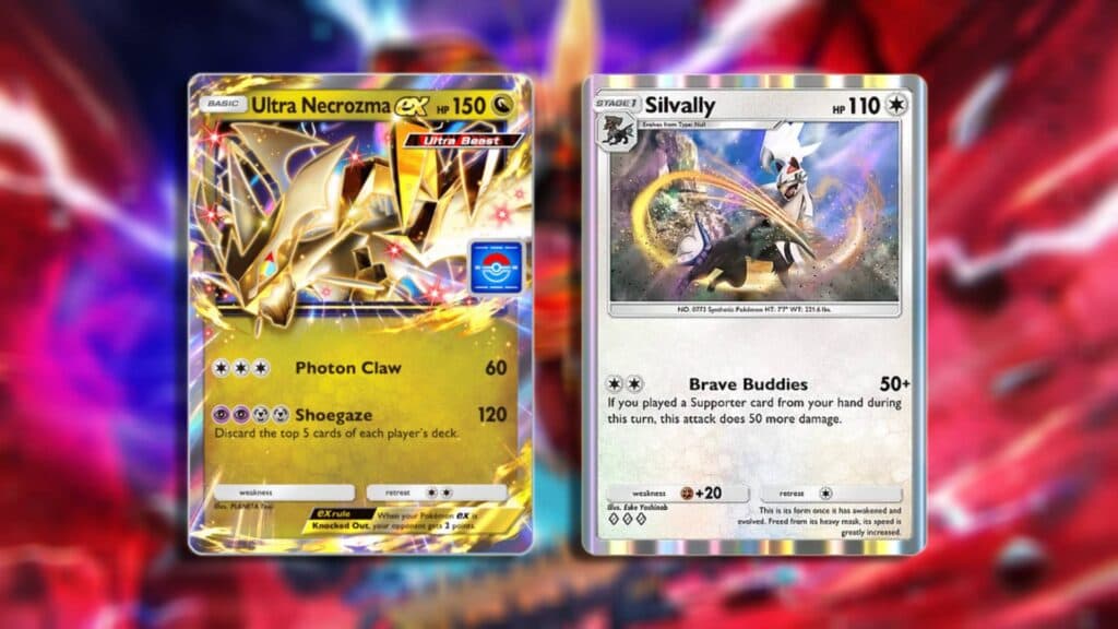 Main cards for the Ultra Necrozma ex deck (Image via esports.gg)