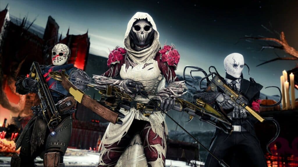 Take a gander at this year’s Slasher and Specter-themed Festival of the Lost armor ornaments (Image via Bungie)