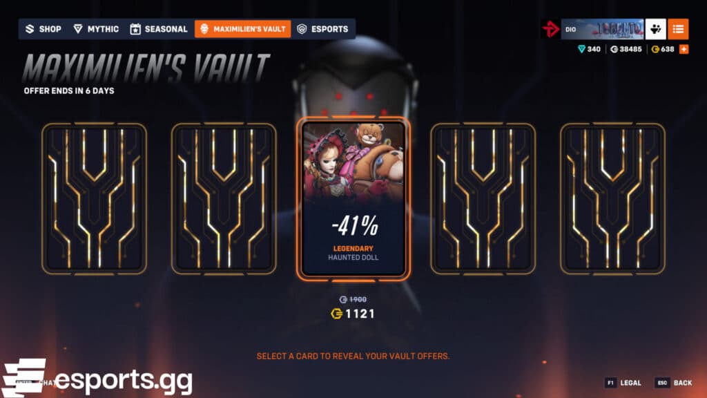 Maximilien's Vault in Overwatch 2 (Screenshot via esports.gg)