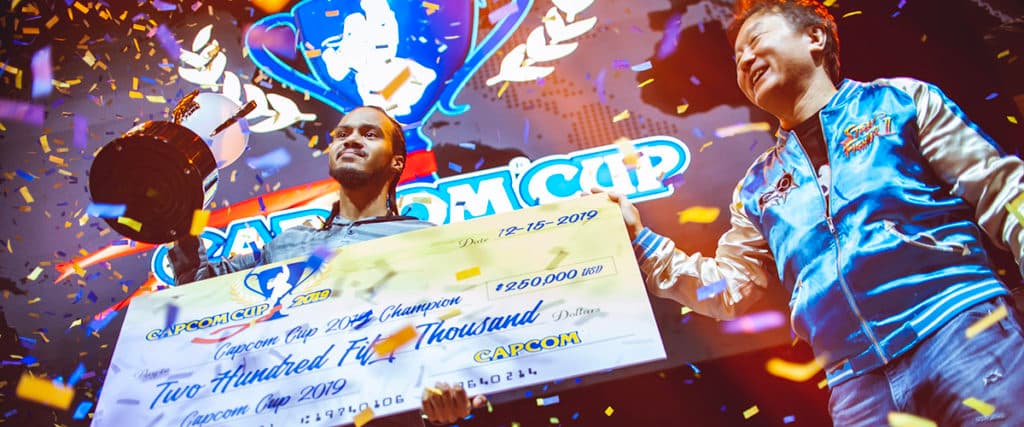 USA's IDOM won the Capcom Cup 2019. Image Credit: <a href="https://capcomprotour.com/capcom-cup-2019-results-usas-idom-is-capcom-cup-champion/">Capcom Pro Tour</a>.