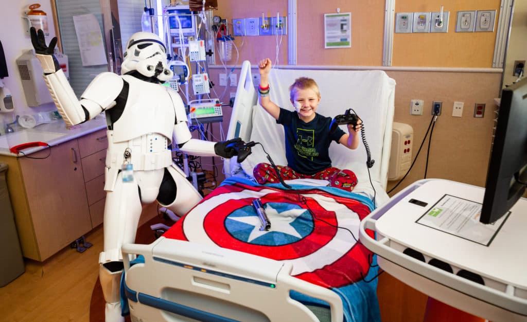 Gamer's Outreach supports 2 to 2.5 million play sessions a year across all their facilities