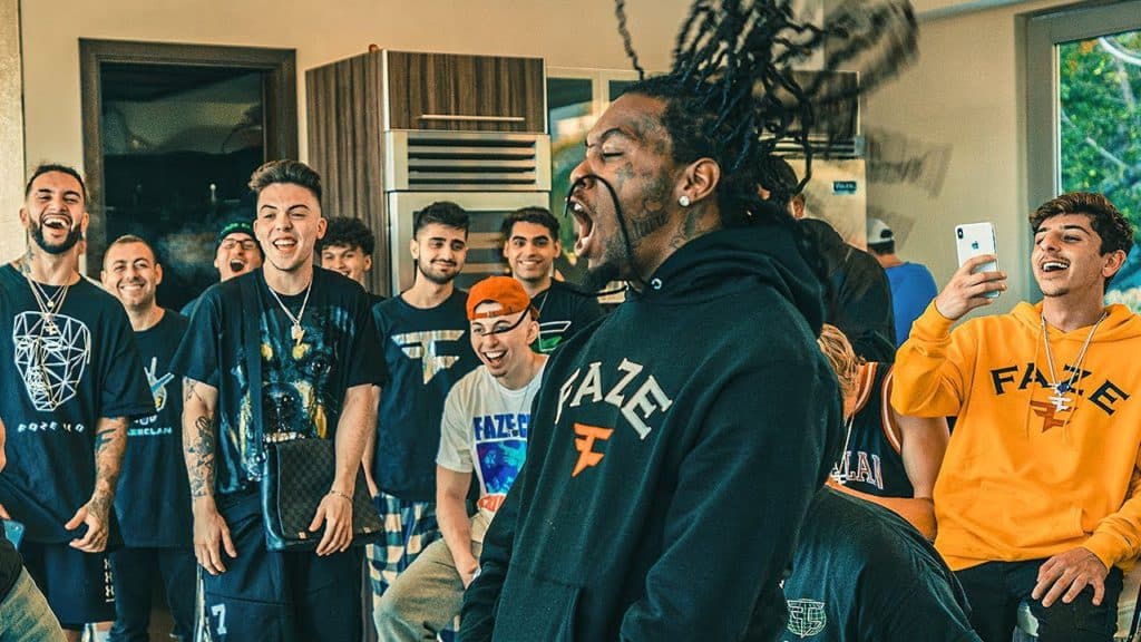 <em>Offset and FaZe Clan hosted a pop up shop in Atlanta to promote the Atlanta FaZe team.</em>