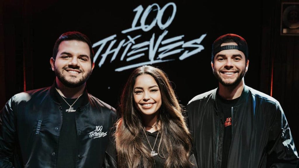 100 Thieves Co-Owners CouRageJD, Valkyrae, and Nadeshot