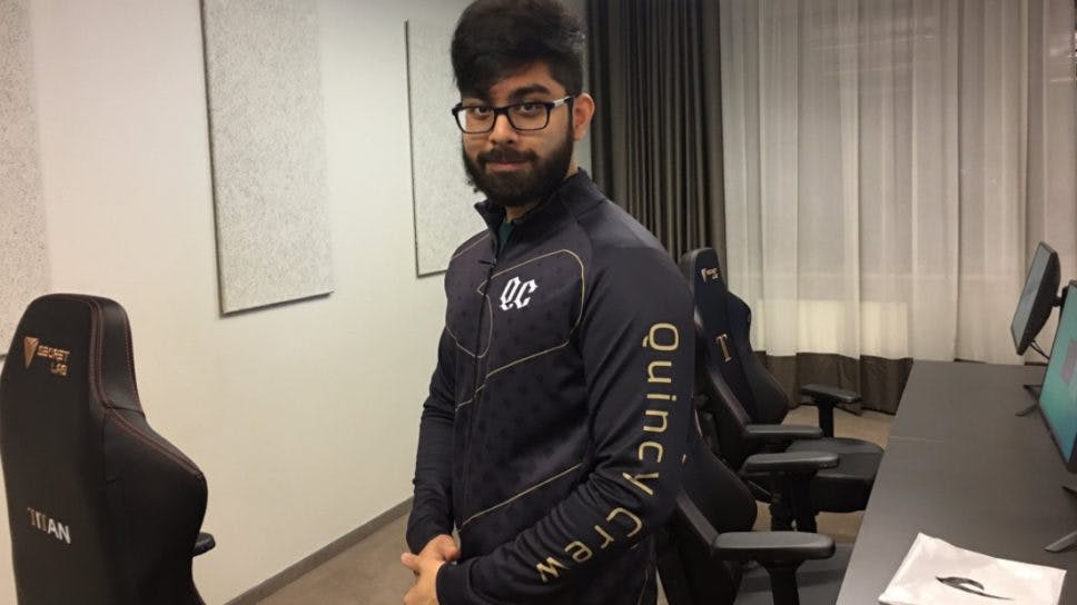 MSS rocking the latest Quincy Crew merch - Photo courtesy of QC's team manager @KBBQDota