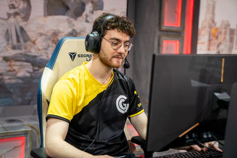 Vulcan playing at the 2019 LoL World Championship for Clutch Gaming, now Dignitas. Image via <a href="https://www.flickr.com/photos/lolesports/48923926187/in/album-72157711403807382/" target="_blank" rel="noreferrer noopener nofollow">lolesports flickr</a>.