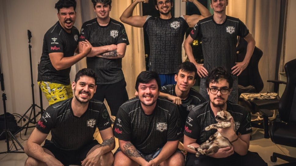 “Momento mágico” SG Esports become first-ever full Brazilian roster to qualify for TI cover image