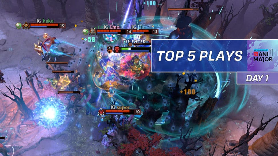 Top 5 best plays from Day 1 of the WePlay AniMajor cover image