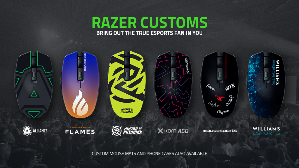 Ninjas in Pyjamas will now have their own custom design of the Razer Orochi V2 mouse.