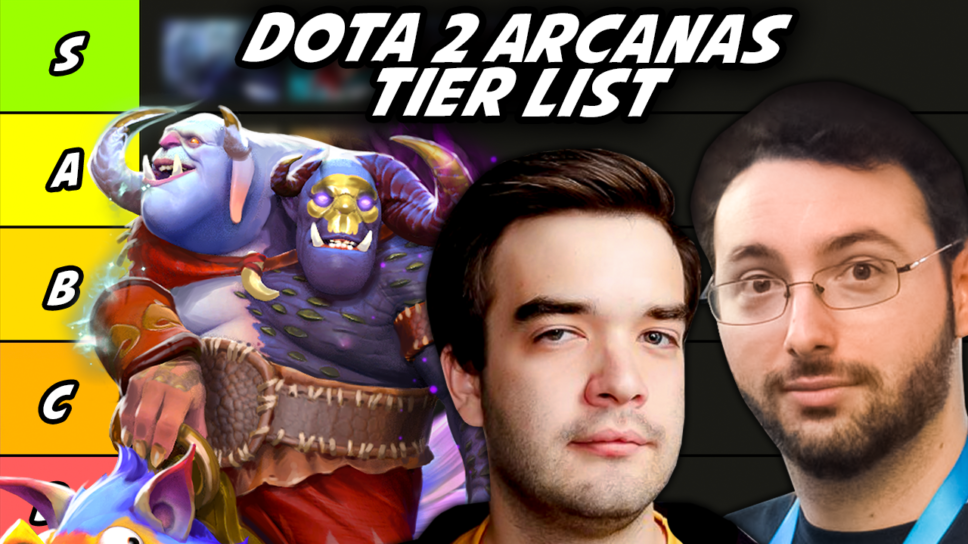 Juggernaut is WHAT Tier!? SUNSFan and SyndereN rank all 19 Dota 2 Arcanas cover image