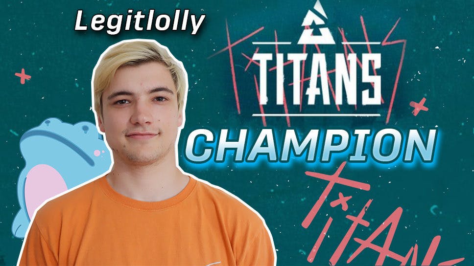 BLAST Titans winner Legitlolly: “I just let loose a massive scream which kind of ruined it for my girlfriend and my flatmate, who were watching it with five minute delay” cover image