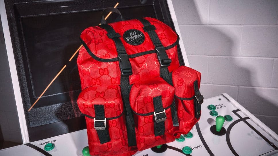 Gucci and 100 Thieves launch new backpack collab. Only 200 are available at a price tag of $2,500 cover image